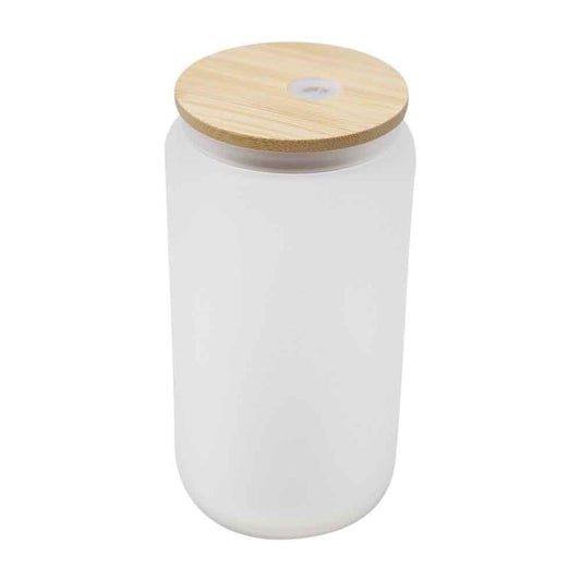 16oz Frosted Glass Tumbler - Choose Your Wrap
