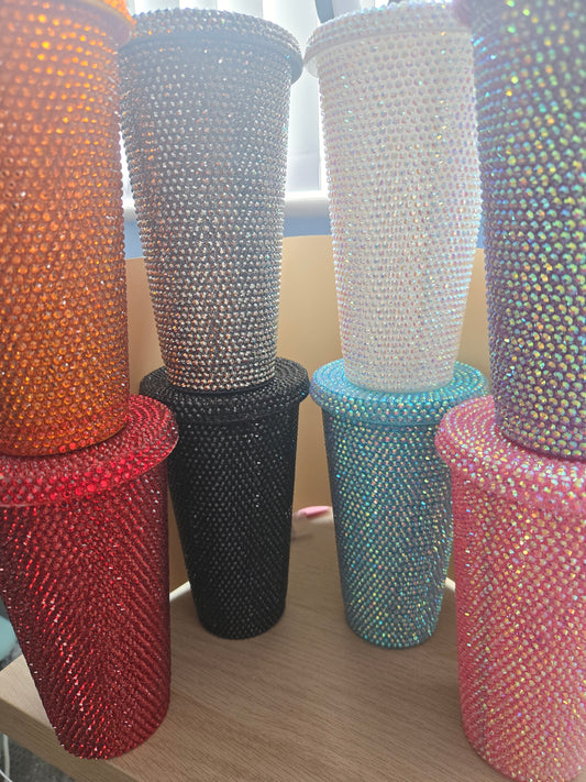 Rhinestone cold cups